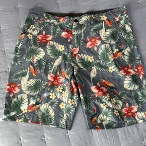 V46 Men’s Golf Shorts Sz XL 38” Waist 4 Way Stretch Tropical Lightweight